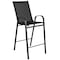 Flash Furniture 2PK Black Outdoor Barstools with Flex Material 2-JJ-092H-GG - alternate 5
